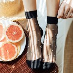 Women Summer Thin Breathable Middle Tube Socks